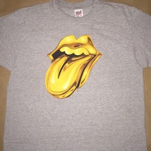 light grey rolling stones tour tee ‘97-‘98